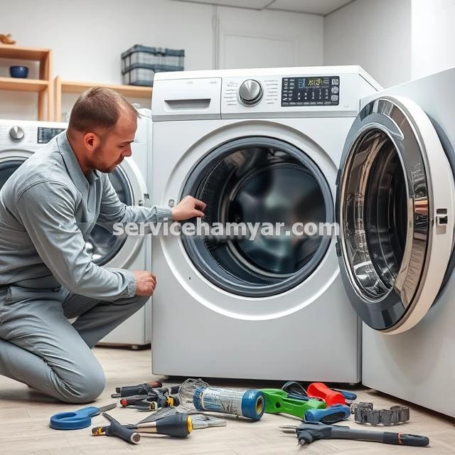 ارور F08 در ماشین لباسشویی whirlpool