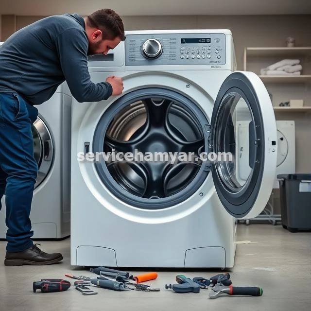 ارور F09 در ماشین لباسشویی whirlpool